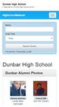 Mobile Screenshot of dunbarhighschool.org