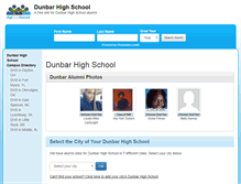 Tablet Screenshot of dunbarhighschool.org